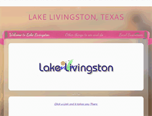 Tablet Screenshot of lakelivingston.com